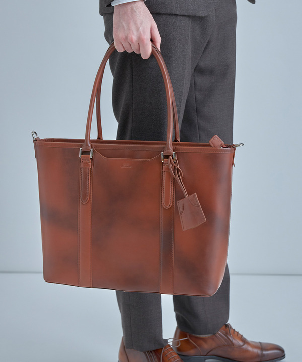 【SEEKER/シーカー】別注 ムラレザー2wayトート&ショルダーバッグ 詳細画像 1