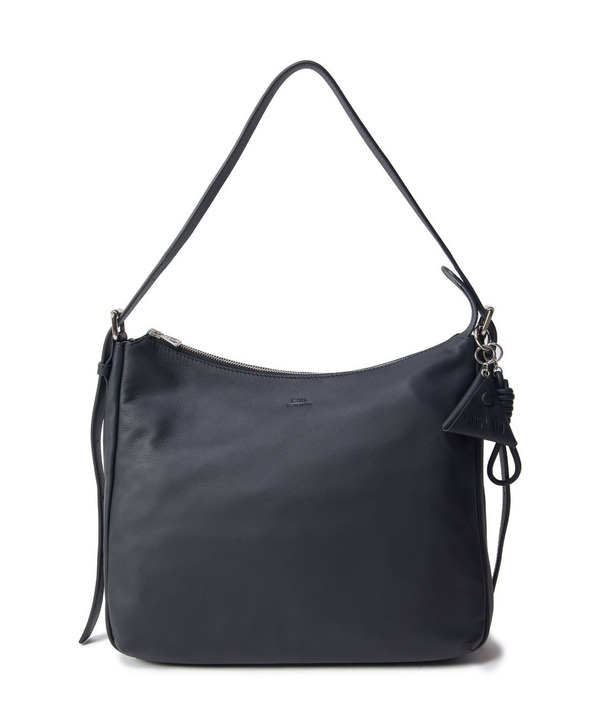 【SEEKER/シーカー】別注 ソフトレザーショルダーバッグ 詳細画像 ブラック 1