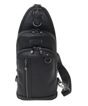 フェイクレザー ボディバッグ