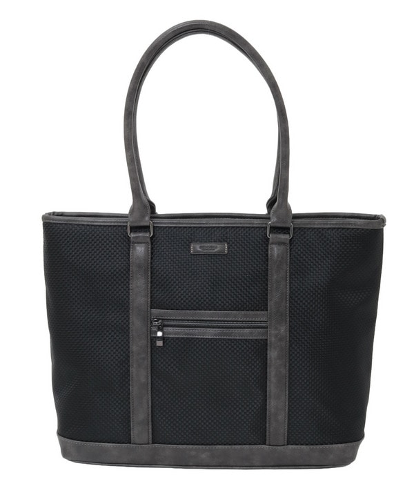 編み込み風 ビジネストートバッグ 詳細画像 グレー 1