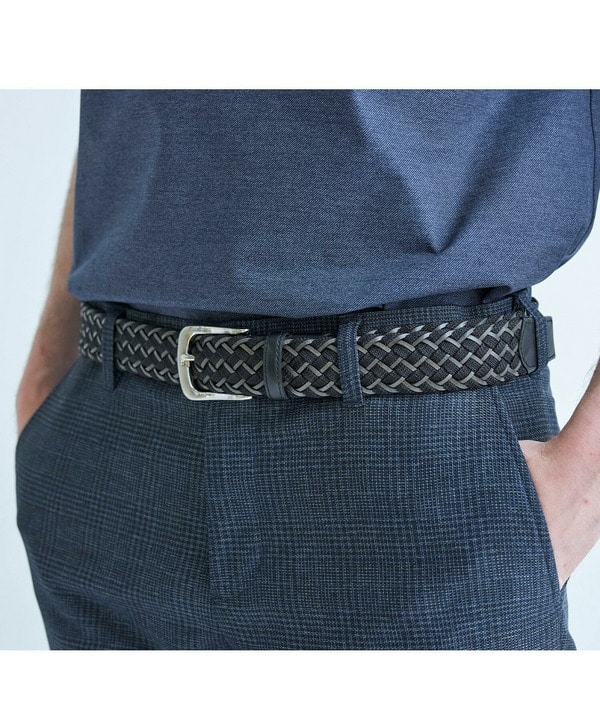 レザーミックス イタリアンメッシュベルト 詳細画像 6