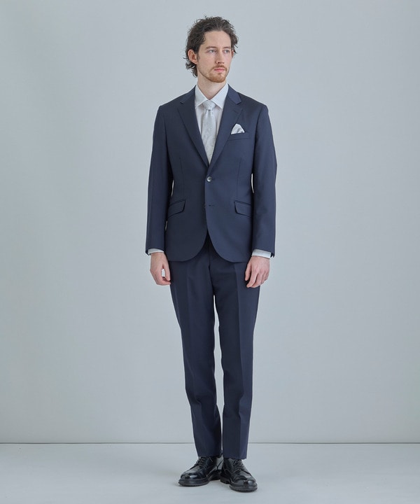 シャドーペイズリー&times;ドット柄シルクネクタイ 詳細画像 1