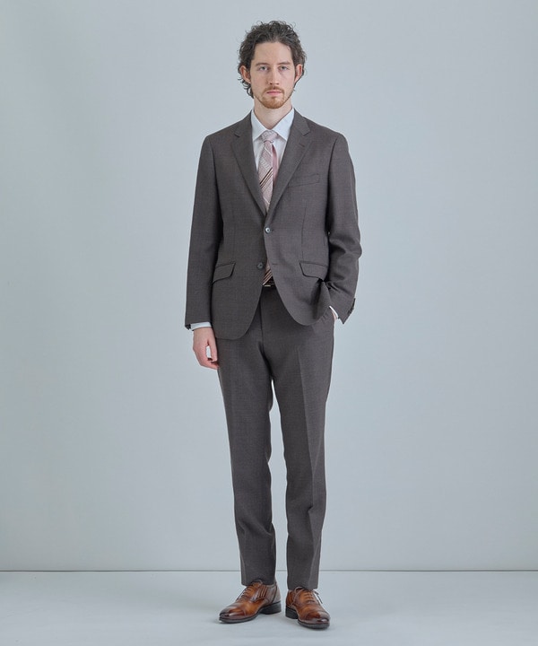 チェックxドット柄シルクネクタイ 詳細画像 2