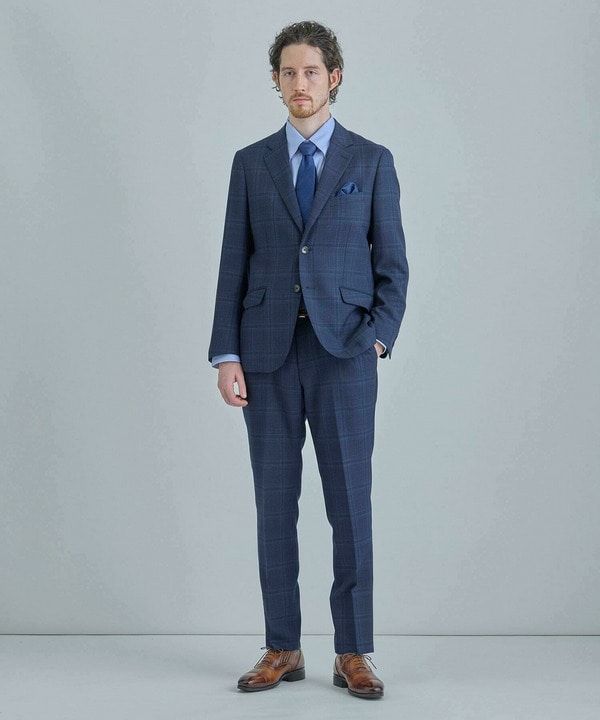 ジオメトリック柄xシャドー千鳥柄クレリックタイ 詳細画像 10