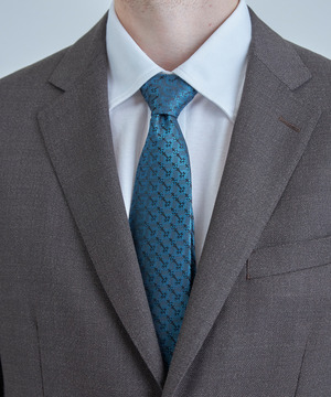 【TIE YOUR TIE/タイユアタイ】ジオメトリック柄ネクタイ