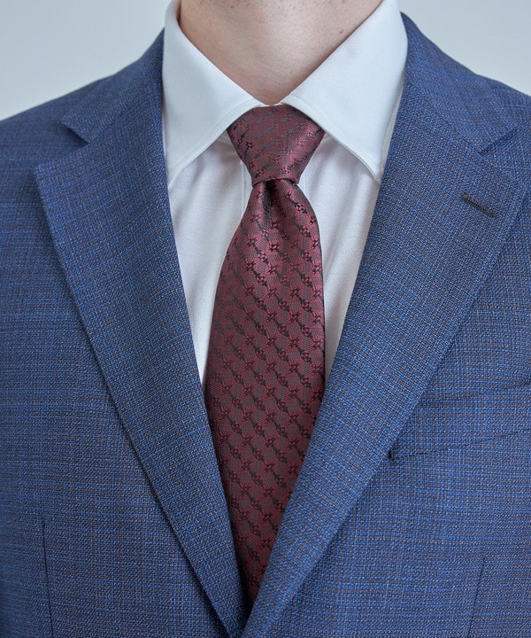 【TIE YOUR TIE/タイユアタイ】ジオメトリック柄ネクタイ 詳細画像 8