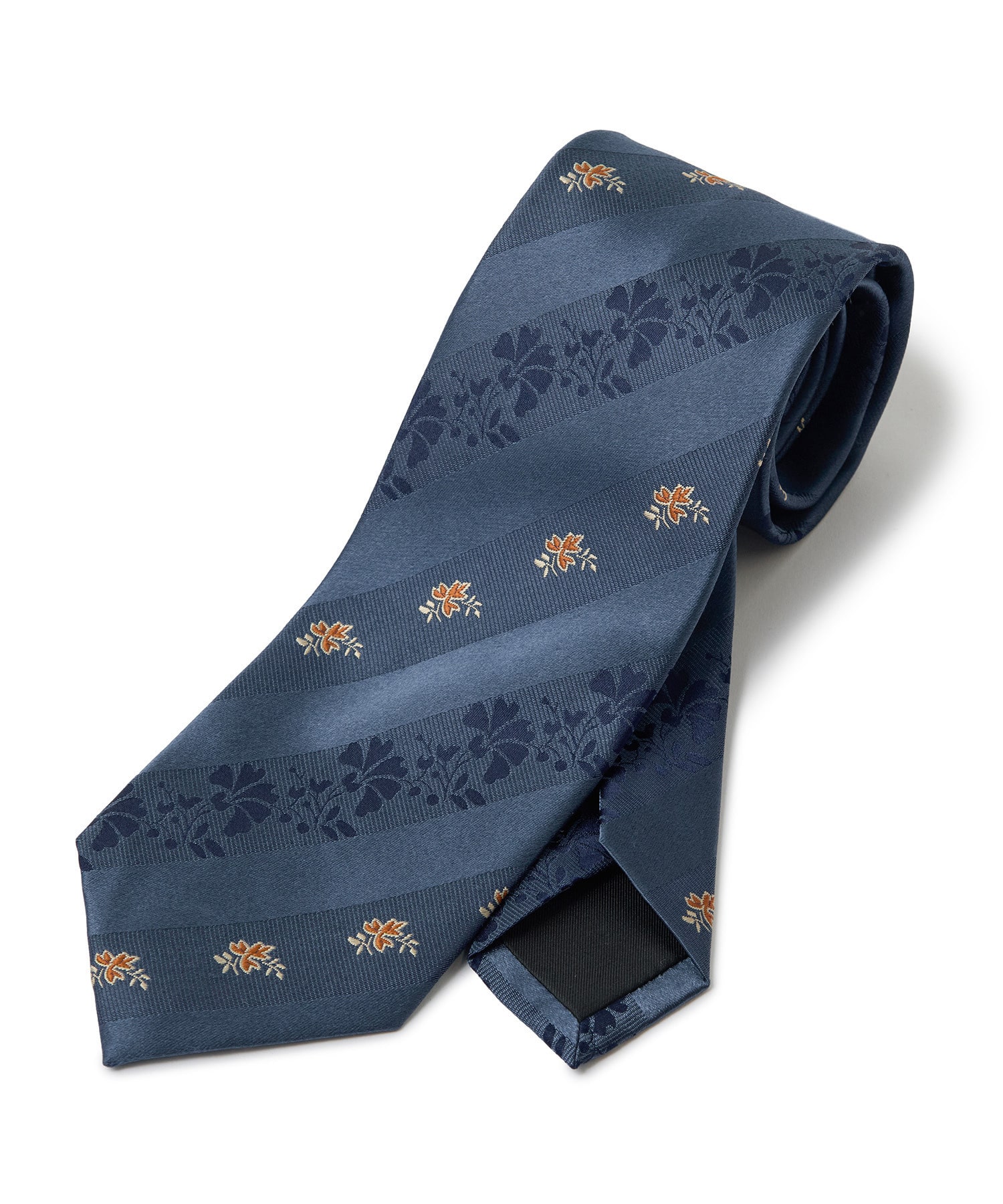 TIE YOUR TIE タイユアタイ　ストライプ　光沢　美品 TIE YOUR TIE /タイユアタイ】フローラルシャドーストライプ柄ネクタイ