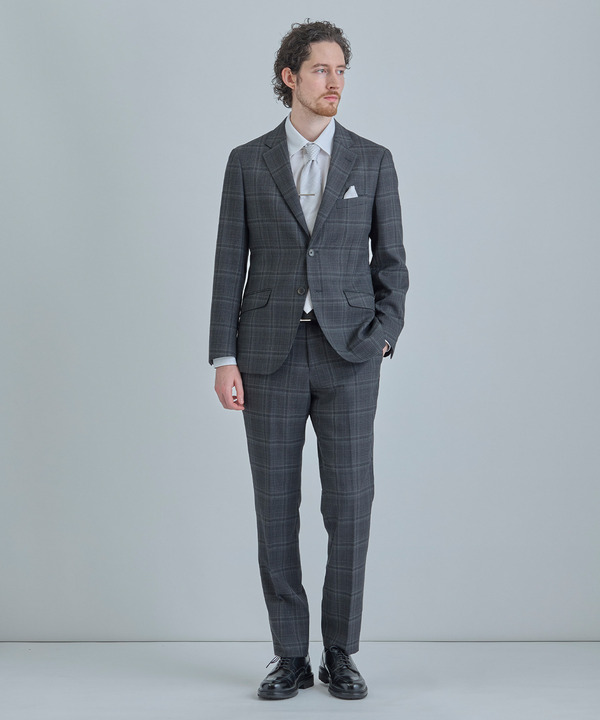 ジオメトリック柄シルクチーフ 詳細画像 1