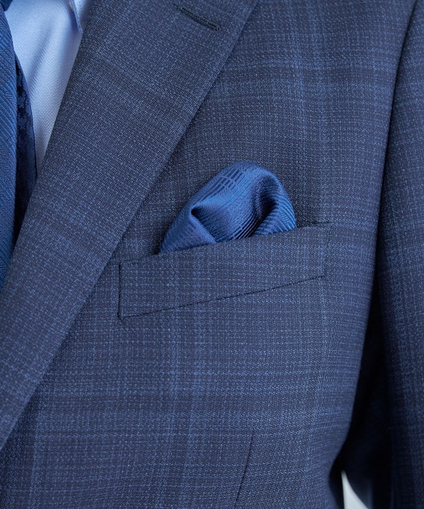 ジオメトリック柄シルクチーフ 詳細画像 10