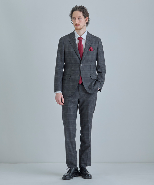 ジオメトリック柄シルクチーフ 詳細画像 2