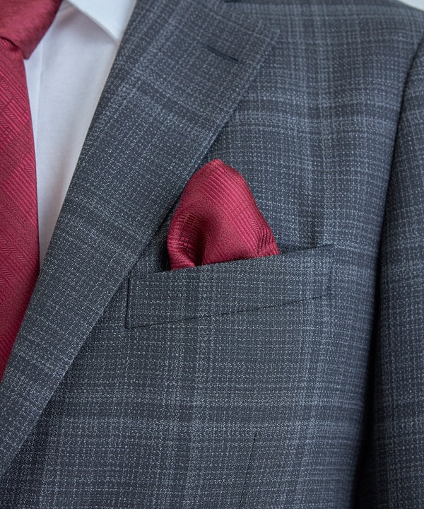 ジオメトリック柄シルクチーフ 詳細画像 8