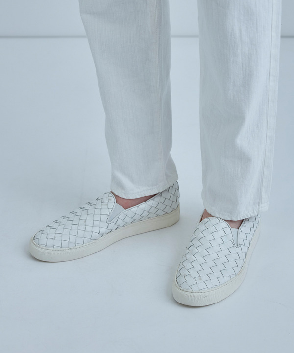 イントレチャートレザースニーカー 詳細画像 1