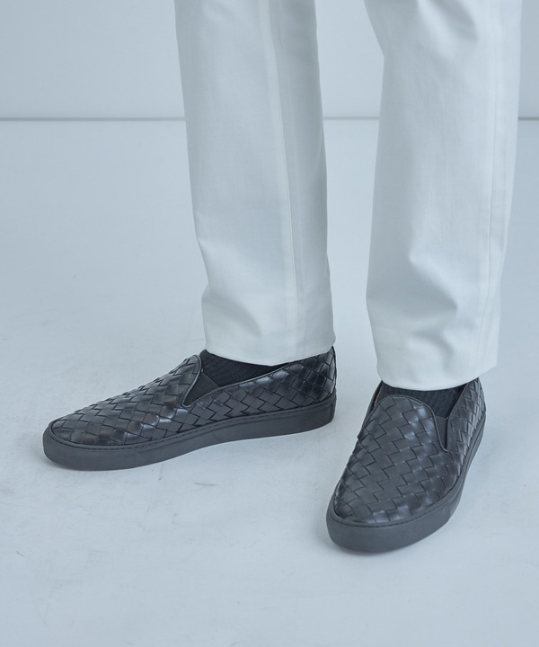 イントレチャートレザースニーカー 詳細画像 3