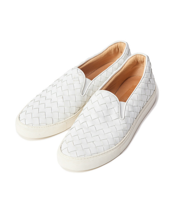 イントレチャートレザースニーカー 詳細画像 ホワイト 1