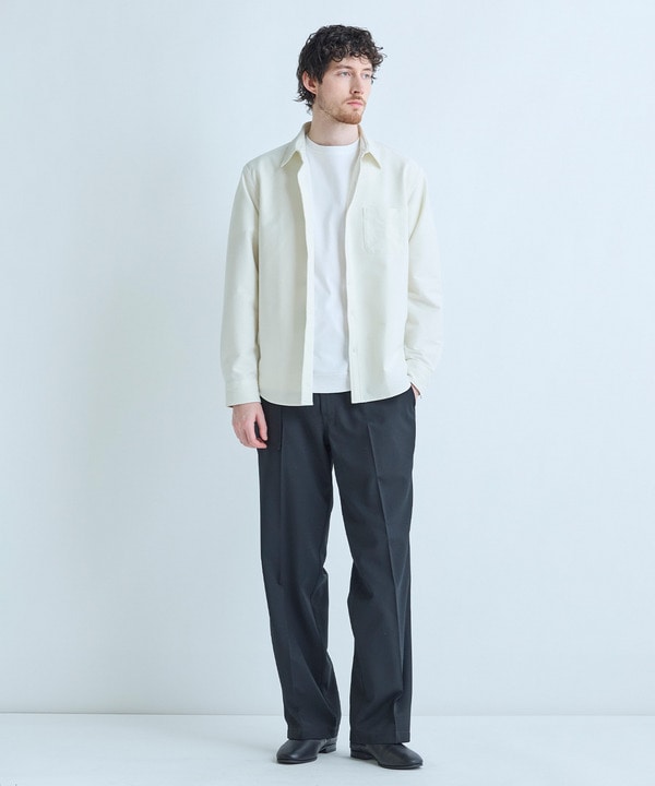 デニムジャージ シャツブルゾン＜ストレッチ＞ 詳細画像 18