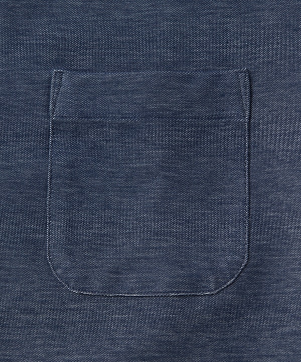 デニムジャージ シャツブルゾン＜ストレッチ＞ 詳細画像 3