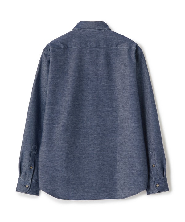 デニムジャージ シャツブルゾン＜ストレッチ＞ 詳細画像 7