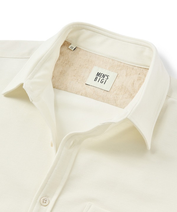 デニムジャージ シャツブルゾン＜ストレッチ＞ 詳細画像 8