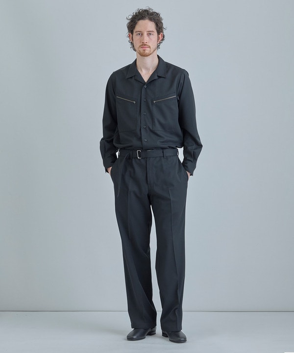 ウールツイル オープンカラーワークシャツ 詳細画像 10