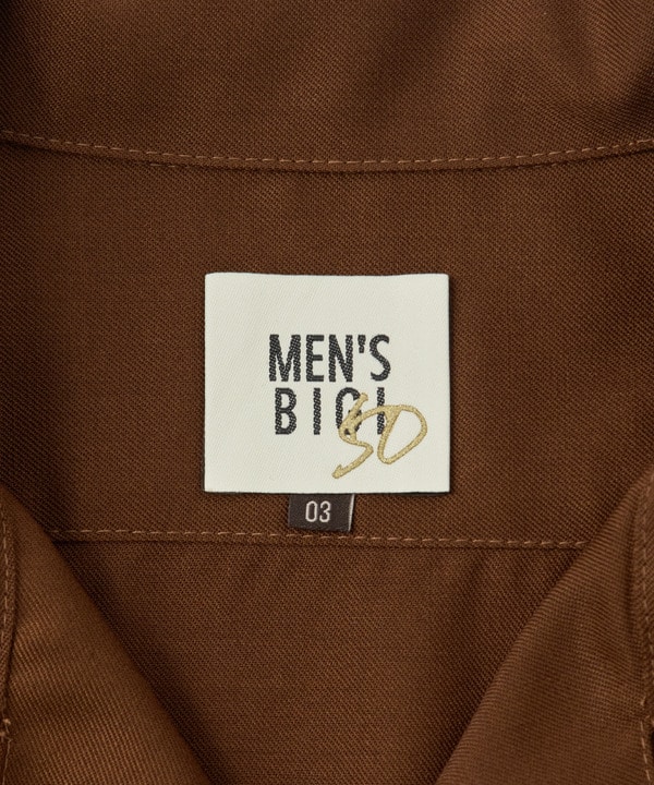 ウールツイル オープンカラーワークシャツ 詳細画像 12