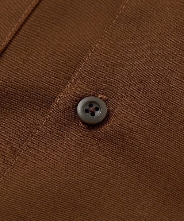 ウールツイル オープンカラーワークシャツ 詳細画像 13