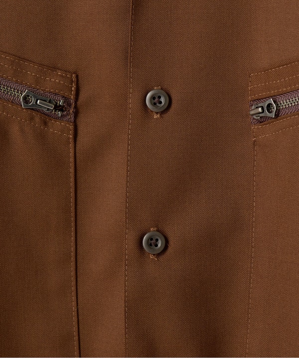 ウールツイル オープンカラーワークシャツ 詳細画像 14