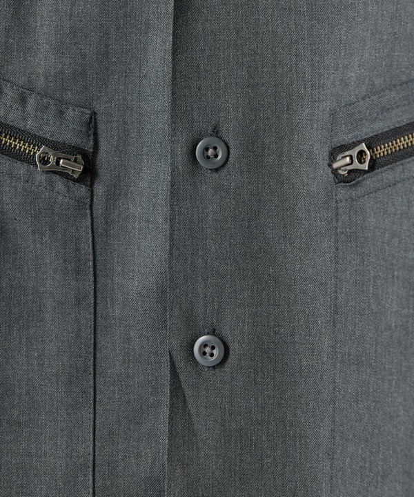 ウールツイル オープンカラーワークシャツ 詳細画像 15