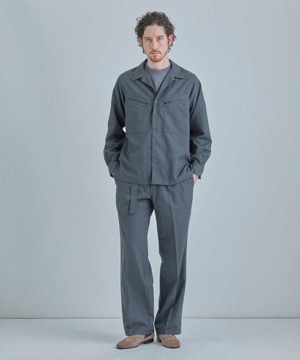 ウールツイル オープンカラーワークシャツ 詳細画像 8