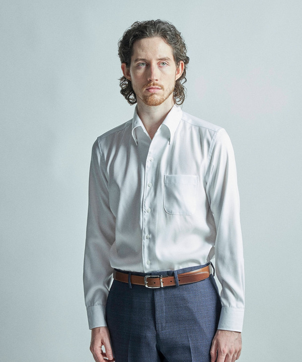 【ACTIVE TAILOR/アクティブテイラー】COOL MAX ロイヤルオックスドレスシャツ＜吸水速乾/イージーケア＞ 詳細画像 12