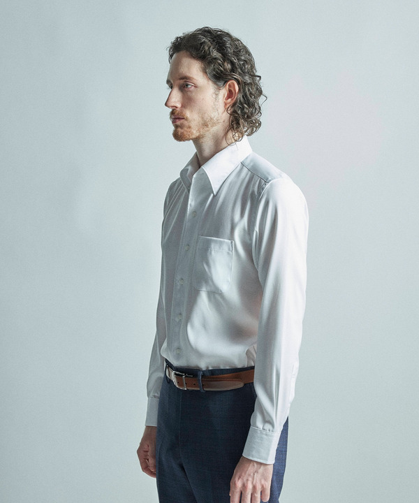 【ACTIVE TAILOR/アクティブテイラー】COOL MAX ロイヤルオックスドレスシャツ＜吸水速乾/イージーケア＞ 詳細画像 13