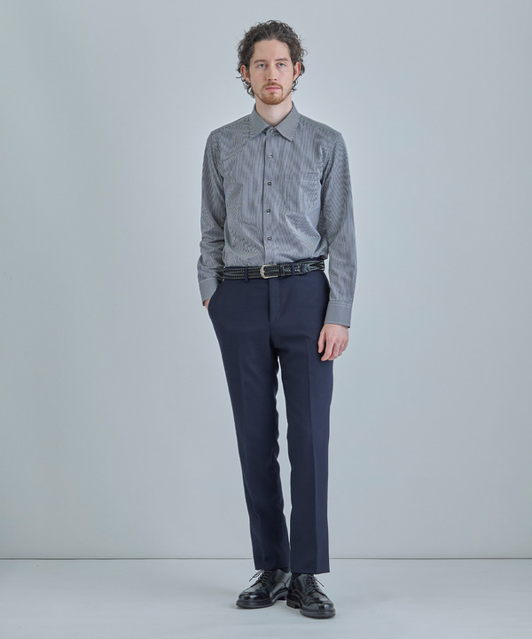 J-CAMICIE ハイゲージジャージドレスシャツ（Albini&times;RENU）＜ストレッチ＞ 詳細画像 12