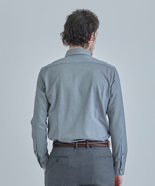 J-CAMICIE ハイゲージジャージドレスシャツ（Albini&times;RENU）＜ストレッチ＞ 詳細画像 3