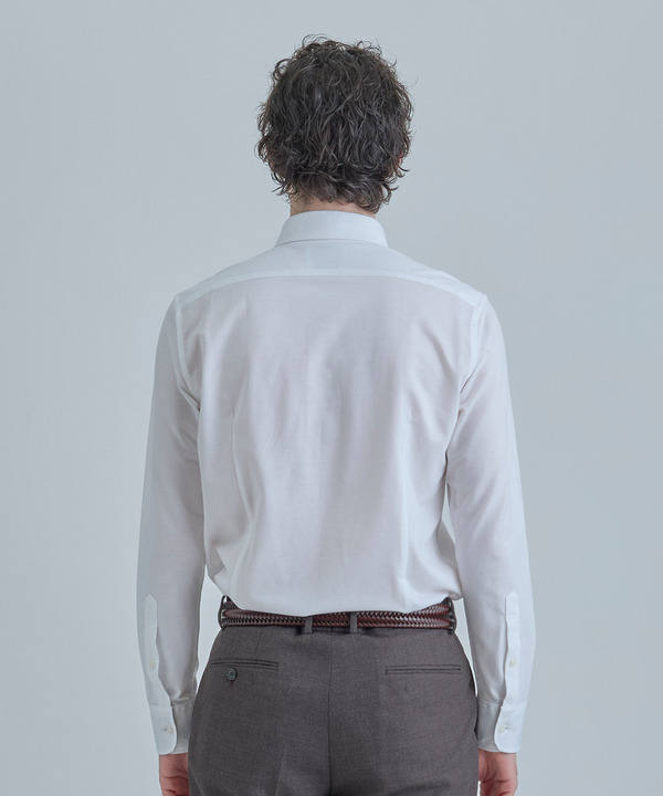 J-CAMICIE ハイゲージジャージドレスシャツ（Albini&times;RENU）＜ストレッチ＞ 詳細画像 6