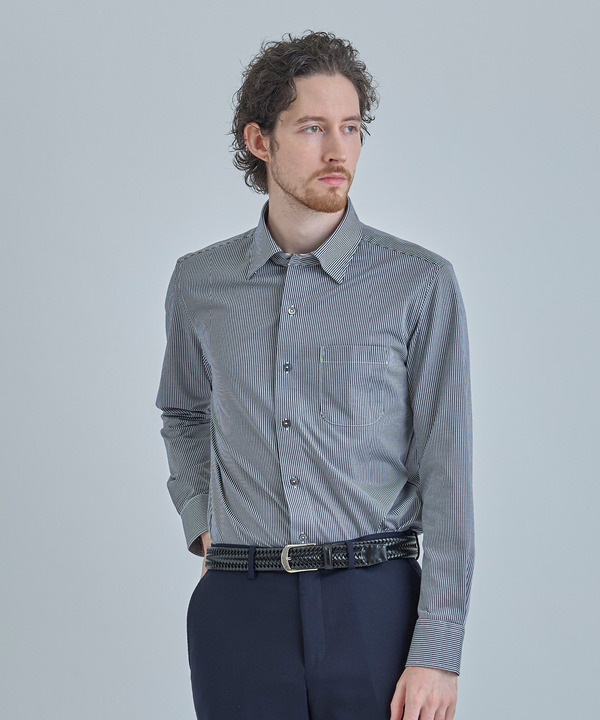 J-CAMICIE ハイゲージジャージドレスシャツ（Albini&times;RENU）＜ストレッチ＞ 詳細画像 8