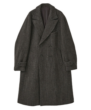 ヴィンテージツイードダブルブレステッドコート