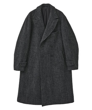 ヴィンテージツイードダブルブレステッドコート