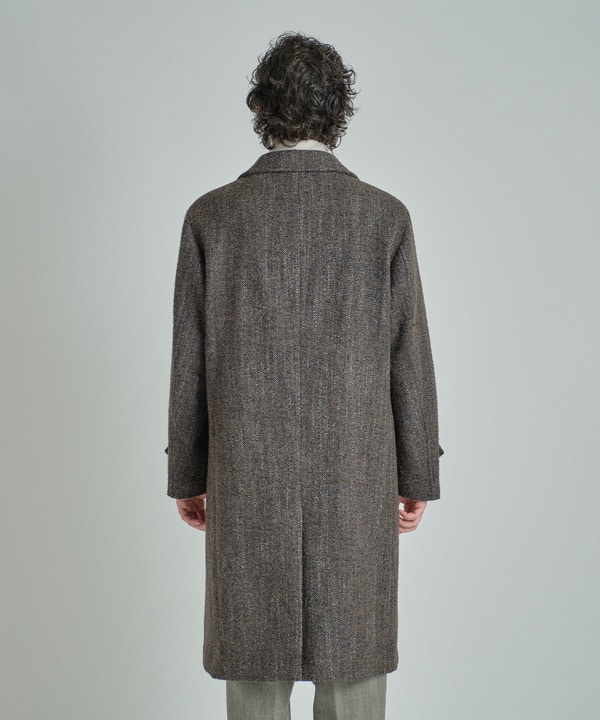 ヴィンテージツイードダブルブレステッドコート 詳細画像 3