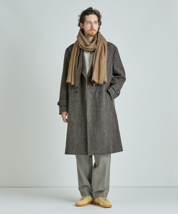 ヴィンテージツイードダブルブレステッドコート 詳細画像 6