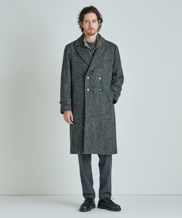 ヴィンテージツイードダブルブレステッドコート 詳細画像 7