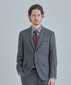 ミックスヤーン/ホップサックテーラードジャケット