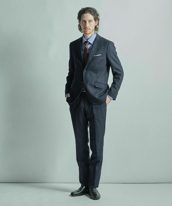 ミックスヤーン/ホップサックテーラードジャケット 詳細画像 5