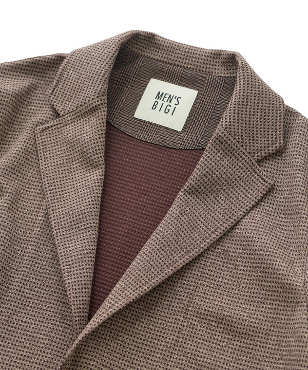 ピンドットダブルラッセル ライトジャケット＜ストレッチ＞＜速乾性＞ 詳細画像 1