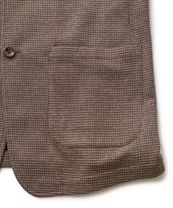 ピンドットダブルラッセル ライトジャケット＜ストレッチ＞＜速乾性＞ 詳細画像 5