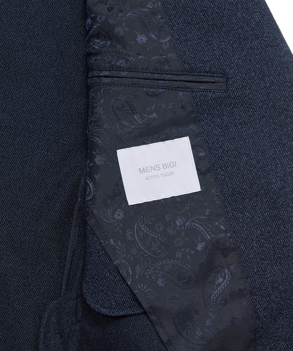 【ACTIVE TAILOR/アクティブテイラー】ハイゲージツイル ジャージジャケット＜防シワ性＞＜ストレッチ＞ 詳細画像 15