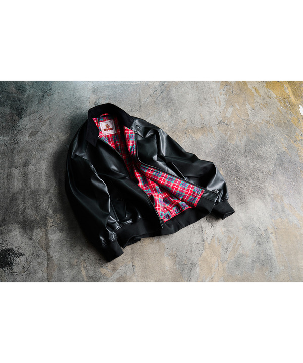 【BARACUTA/バラクータ】別注フェイクレザーG9ハリントンジャケット 詳細画像 1