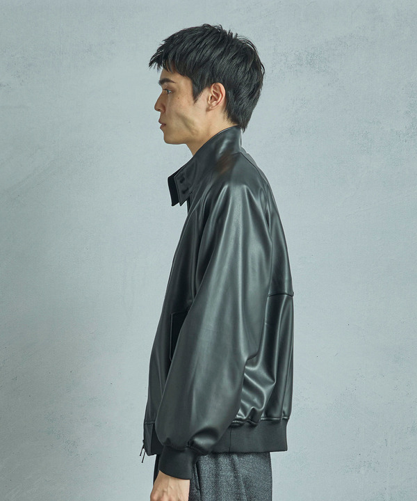 【BARACUTA/バラクータ】別注フェイクレザーG9ハリントンジャケット 詳細画像 13
