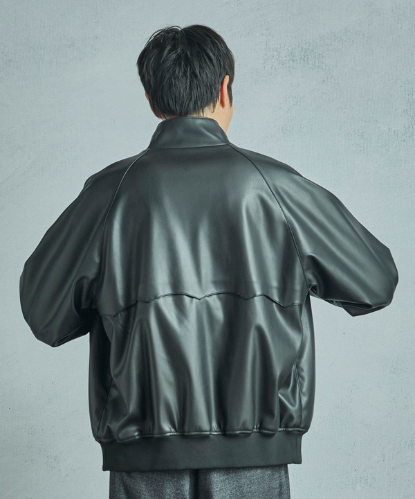 【BARACUTA/バラクータ】別注フェイクレザーG9ハリントンジャケット 詳細画像 14