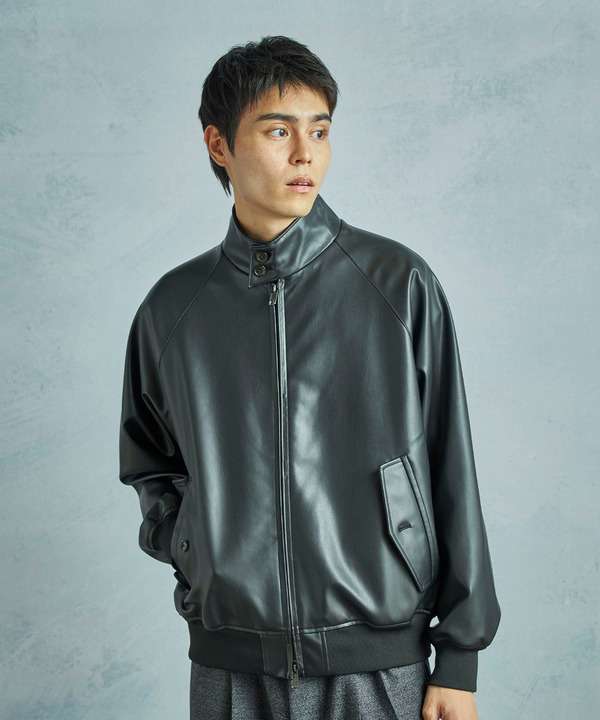 【BARACUTA/バラクータ】別注フェイクレザーG9ハリントンジャケット 詳細画像 15