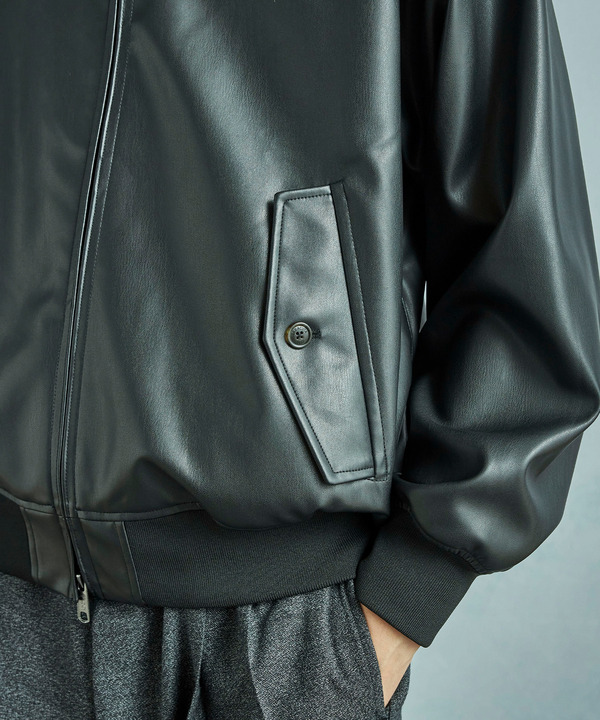 【BARACUTA/バラクータ】別注フェイクレザーG9ハリントンジャケット 詳細画像 17