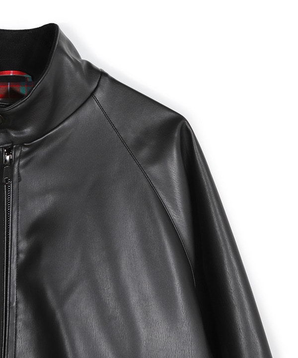 【BARACUTA/バラクータ】別注フェイクレザーG9ハリントンジャケット 詳細画像 4